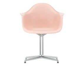 Židle Eames DAL, pale rose / polished aluminum