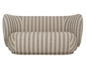 Sofa Rico 2, Louisiana sand / off-white