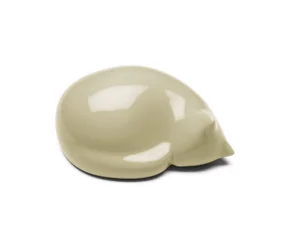 Dekorace kočky Resting Cat small, beige