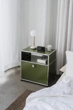 Noční stolek USM Haller M55, gentian blue