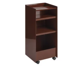 Stolek Folded Trolley Tall Open, dark red