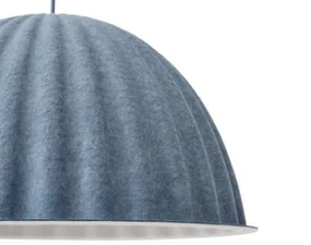Závěsná lampa Under The Bell Ø82, blue grey