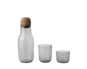 Sklenice Corky Glasses, vysoké grey, set 4 ks