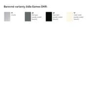 Židle Eames DKR, basic dark