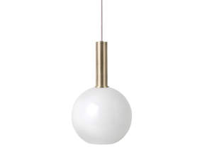 Lampa Collect High, brass/opal sphere