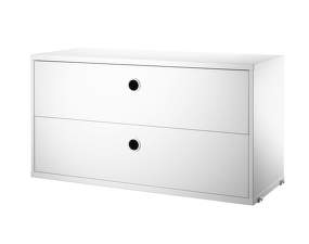 Komoda String Chest With Drawers 78 x 30, white