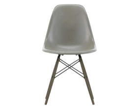 Židle Eames Fiberglass DSW, raw umber/black maple