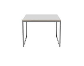 Konferenční stolek Como 60x60 medium, white laminate/steel