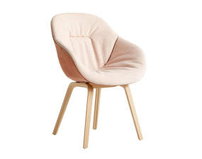Ex-display židle AAC 123 Soft Duo, Matt Lacquered Oak Veneer/Mode 026 Lola Rose