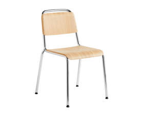 Židle Halftime, chromed steel/oak