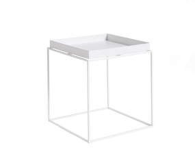 Stolek Tray Table 40x40, white