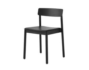 Židle Betty TK3, black / Black Aniline Leather