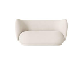 Sofa Rico bouclé, 2–seater, off-white