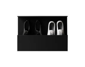 Nástěnný botník Shoe Box 50cm, black