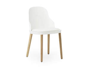 Židle Allez Chair Oak/Leather, white