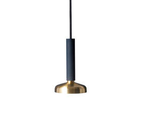 Závěsná lampa Blend, jet black/brass