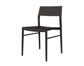 Jídelní židle Chicago, black lacquered ash