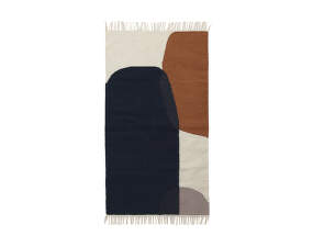 Koberec Merge Kelim Rug Small, Dark Blue