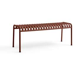 Lavice Palissade Bench, iron red