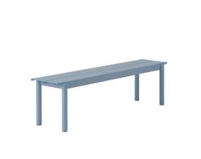 Lavice Linear Steel Bench 170 cm, pale blue