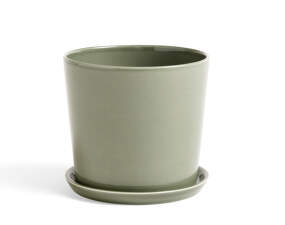 Květináč s podmiskou Botanical Family Set L, dusty green