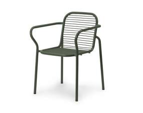 Židle s područkami Vig, dark green