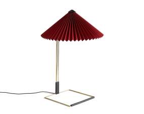Stolní lampa Matin 380, polished brass / oxide red