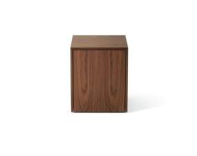 Odkládací stolek Mass Side Table w. Drawer, natural walnut