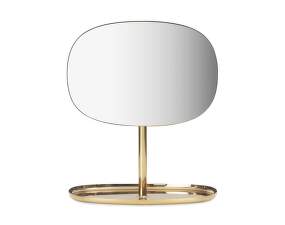 Kosmetické zrcadlo Flip, brass