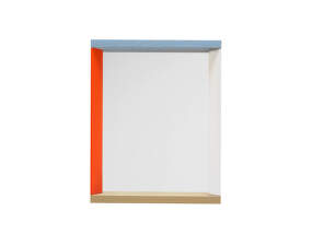 Zrcadlo Colour Frame Small, blue/orange