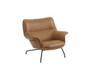 Křeslo Doze Lounge Chair Low, Refine Leather Cognac / anthracite black