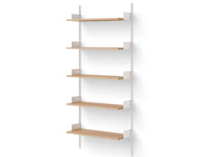 Policová sestava Wall Shelf 1900, oak/white