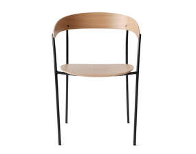 Židle Missing Armchair, lacquered oak