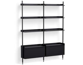 Policový systém Pier kombinace 132, black