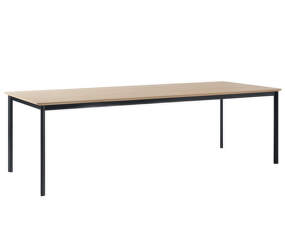 Jídelní stůl Drip HW117, black/lacquered oak