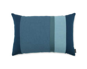 Polštář Line Cushion, turquoise 60x40