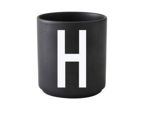 Hrnek s písmenem H, black