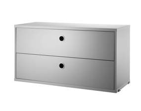 Komoda String Chest With Drawers 78 x 30, grey