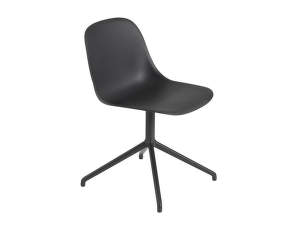 Židle Fiber Side Chair Swivel Base, black