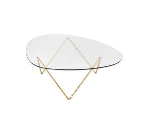 Stolek Pedrera Coffee Table, brass