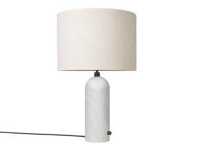 Stolní lampa Gravity large, white marble