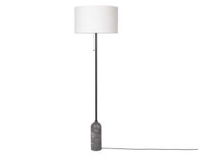 Stojací lampa Gravity, grey marble/white shade