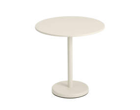 Stolek Linear Steel Café Table Ø70, off-white
