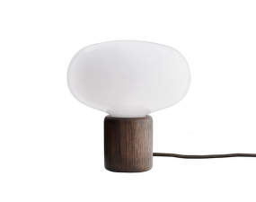 Stolní lampa Karl-Johan Table Lamp, Smoked Oak w. White Opal Glass