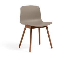 Židle AAC 12 Lacquered Solid Walnut, khaki