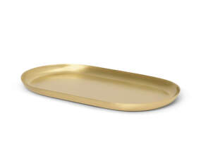 Tác Basho Oval, brass