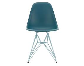 Židle Eames DSR RE, sea blue / sky blue