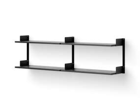 Policová sestava Chamber Shelf, black ash/black