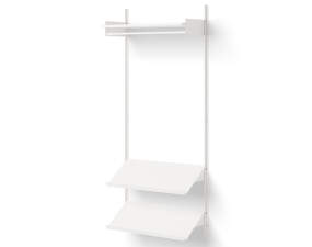 Policová sestava Wardrobe Shelf 1, white/white