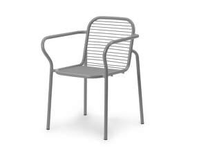 Židle s područkami Vig, grey